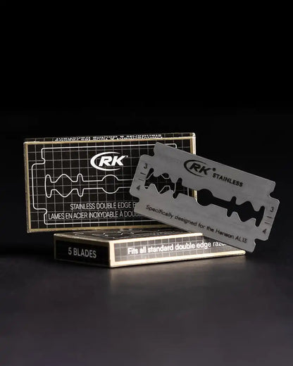 RK Shaving Stainless DE Razor Blades - 100pk
